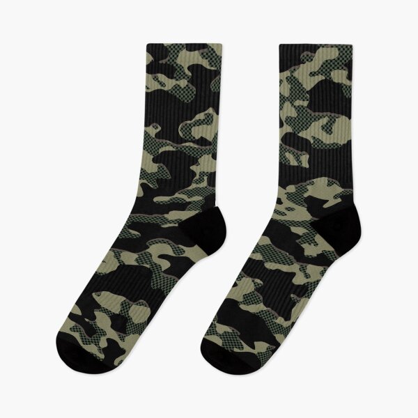 Aperçu de l'œuvre Camouflage Green Grid créée et vendue par VandKay.
