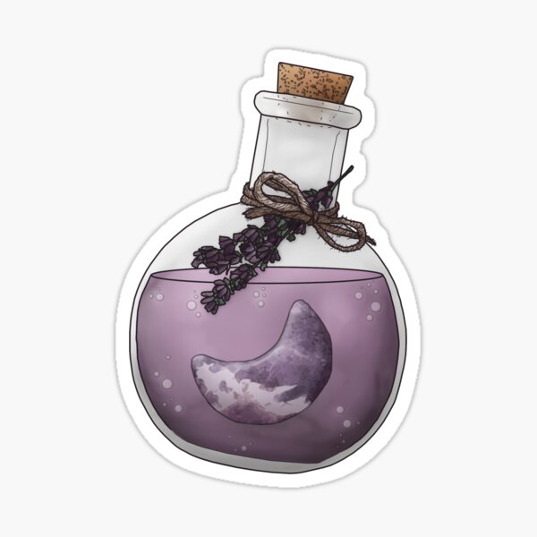 Item preview, Potion of Sleep - Fantasy Potion Bottle designed and sold by Kiel Chenier + Cassidy June Art.
