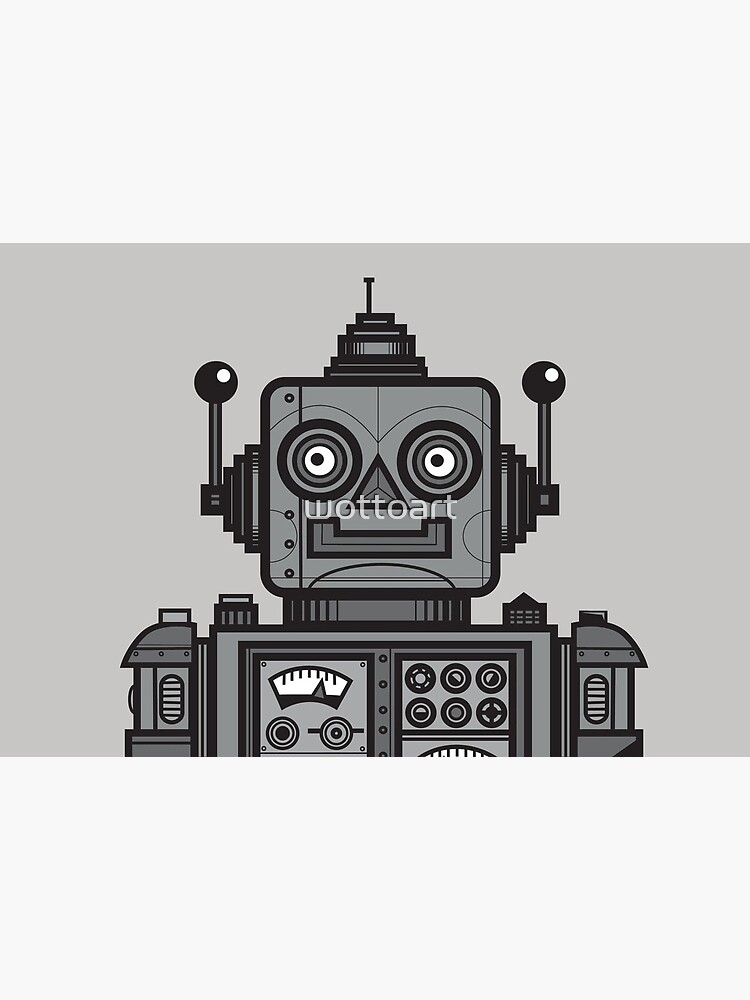 Vintage Robot by wottoart