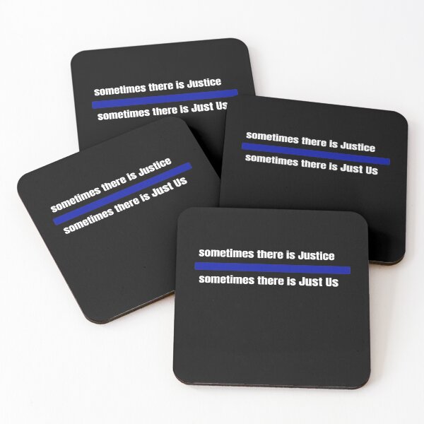 Item preview, Just us - Justice designed and sold by Thinline Fire Police EMS.
