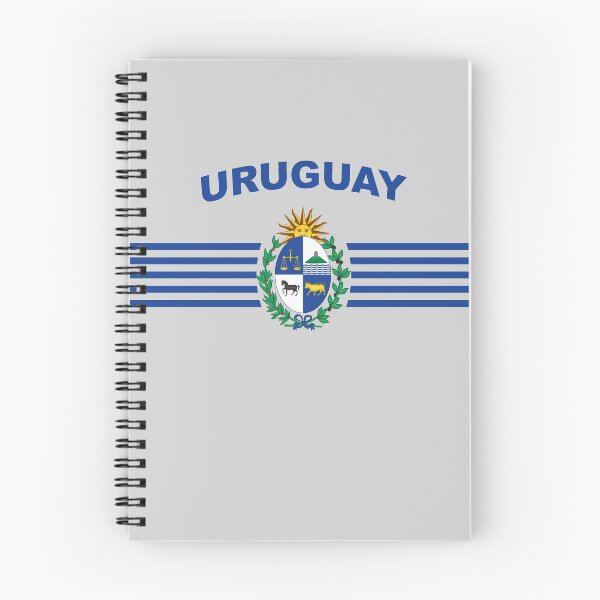 Item preview, Uruguay Badge with Blue Stripes designed and sold by AlessiaJD.