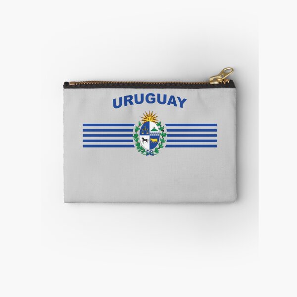 Item preview, Uruguay Badge with Blue Stripes designed and sold by AlessiaJD.