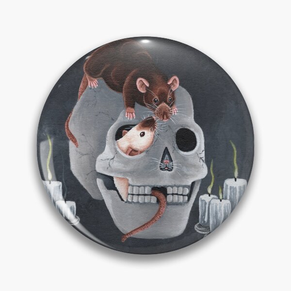 Item preview, Rats and Human Skull designed and sold by WolfySilver.