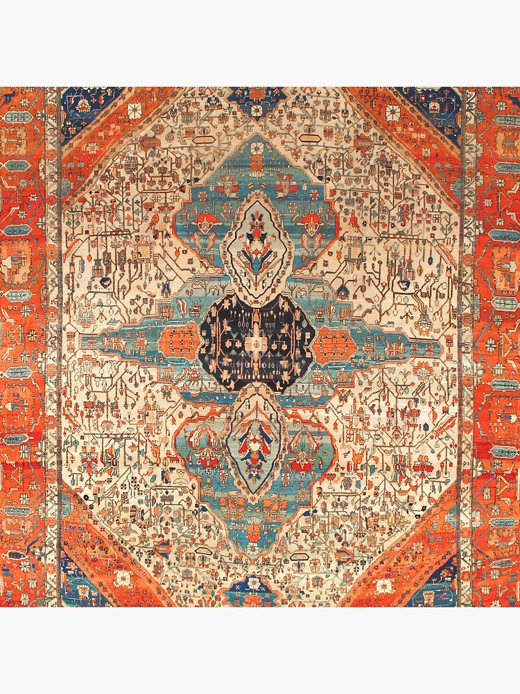 Mohtashan Kashan Persian Rug Print by bragova
