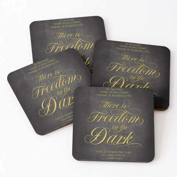 Item preview, Black Sails - Freedom In The Dark black/gold designed and sold by CharCubedDesign.