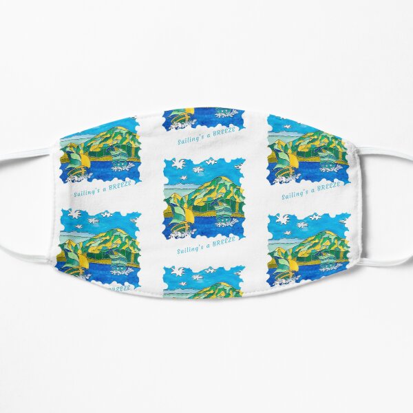 SAILING'S A BREEZE - OCEAN ART Flat Mask