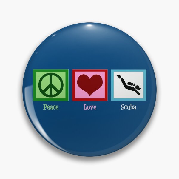 Item preview, Peace Love Scuba Diving designed and sold by Epic Love Designs.
