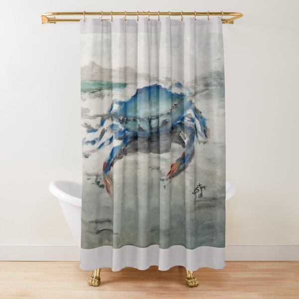 Crab Shower Curtains for Sale