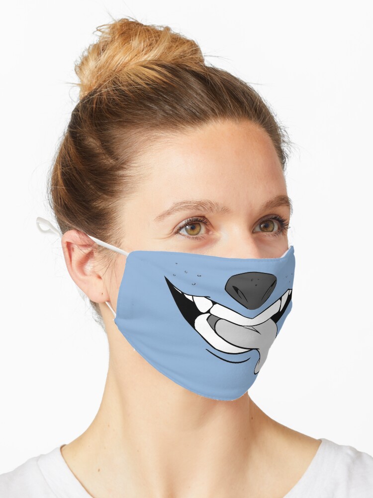 Furry Mouth" Mask for by | Redbubble