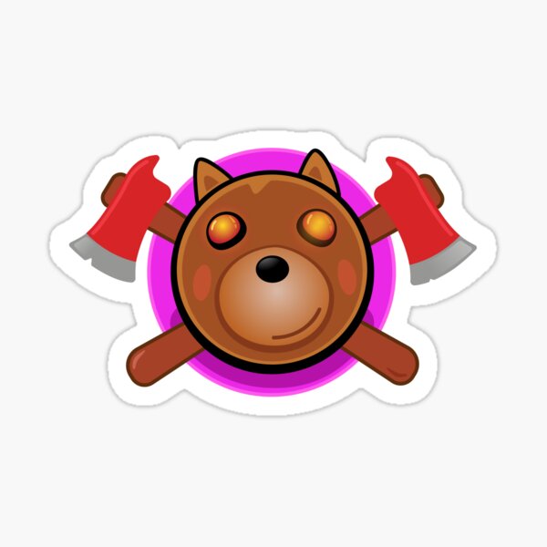 Roblox Games Stickers Redbubble - slogoman roblox piggy