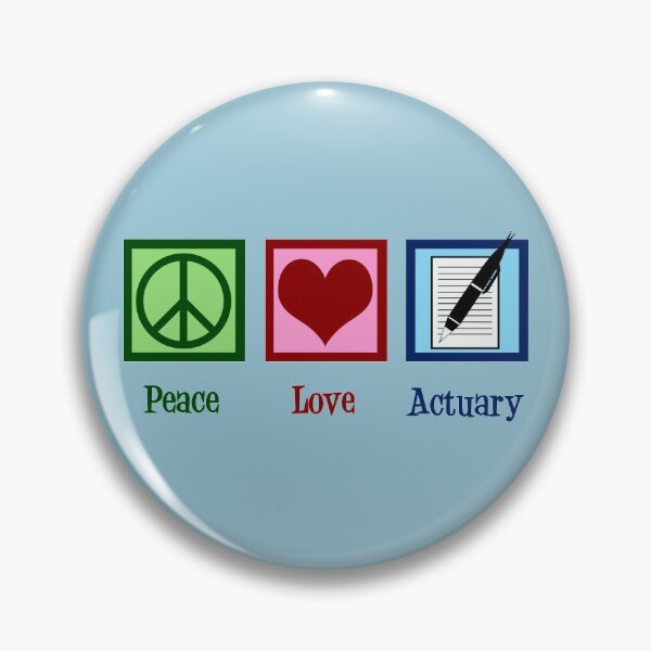 Item preview, Peace Love Actuary designed and sold by Epic Love Designs.