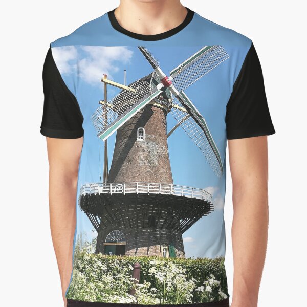 Item preview, Dutch windmill landscape photography designed and sold by DiensDesign.