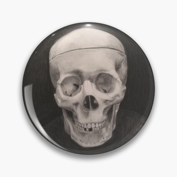 Item preview, Charcoal Skull Study designed and sold by Stephanie Chayrez.