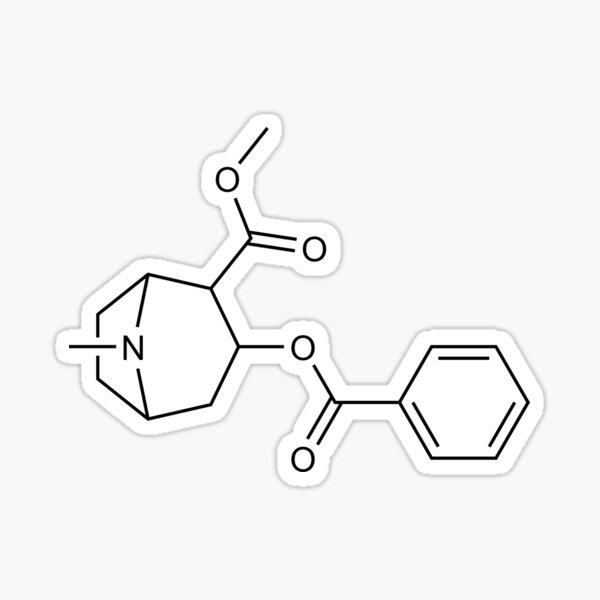 Item preview, Cocaine Structural Formula Alt designed and sold by GillyTheGhillie.