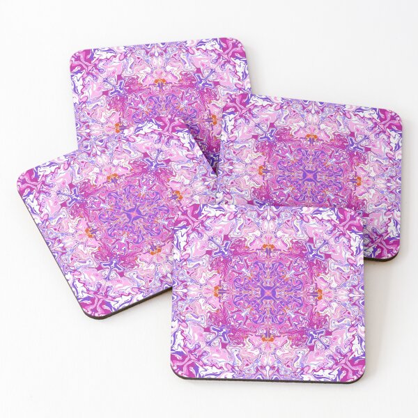 Item preview, Marbled pink, purple and white design designed and sold by Kashabu.