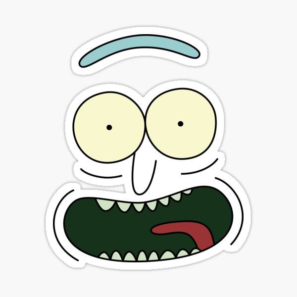 Pickle Rick Stickers Redbubble - roblox pickle rick decal