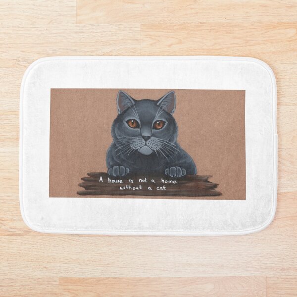 Item preview, A house is not a home without a cat designed and sold by WolfySilver.
