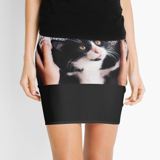 Cookie Cat,soft paws and wonderful eyes Mini Skirt