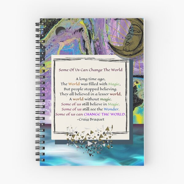 Item preview, Some Of Us Can Change The World designed and sold by Woofhound.
