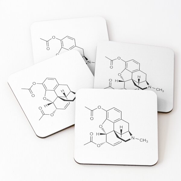 Item preview, Heroin (Diamorphine) Structural Formula designed and sold by GillyTheGhillie.