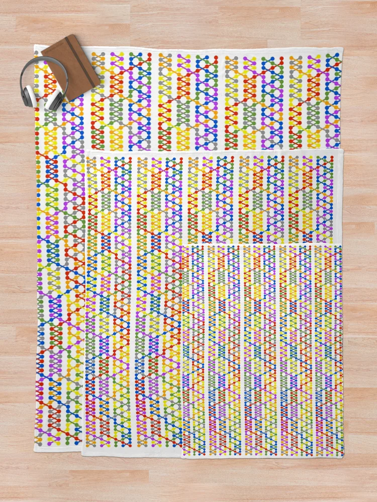 Thumbnail 5 of 6, Throw Blanket, Bell Ringer Stedman Triples Bell Ringing Method designed and sold by Grandsire.