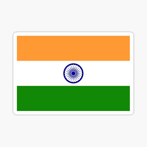 India Flag Duvet Cover - Indian Sticker Sticker