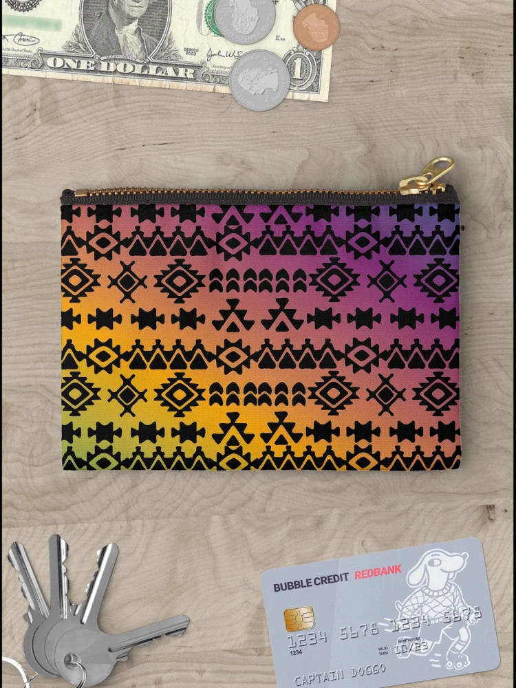 Thumbnail 3 of 4, Zipper Pouch, Aztec Pattern Design designed and sold by Jake Purcell.