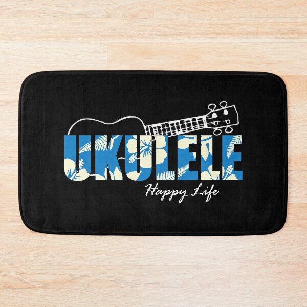 Item preview, UKULELE HIBISCUS HAPPY LIFE designed and sold by matai-anuanua.