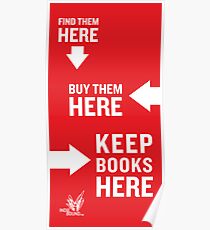 Keep Books Here Poster