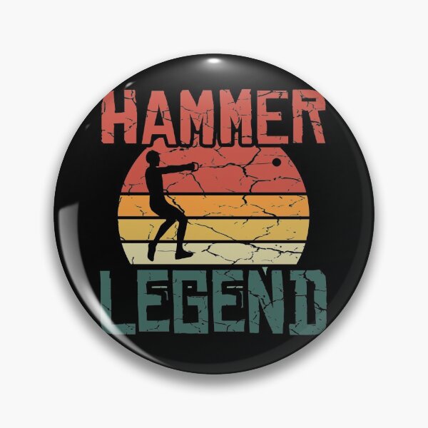 Item preview, Vintage Retro Distressed Hammer Thrower Legend t shirt designed and sold by Dan66.