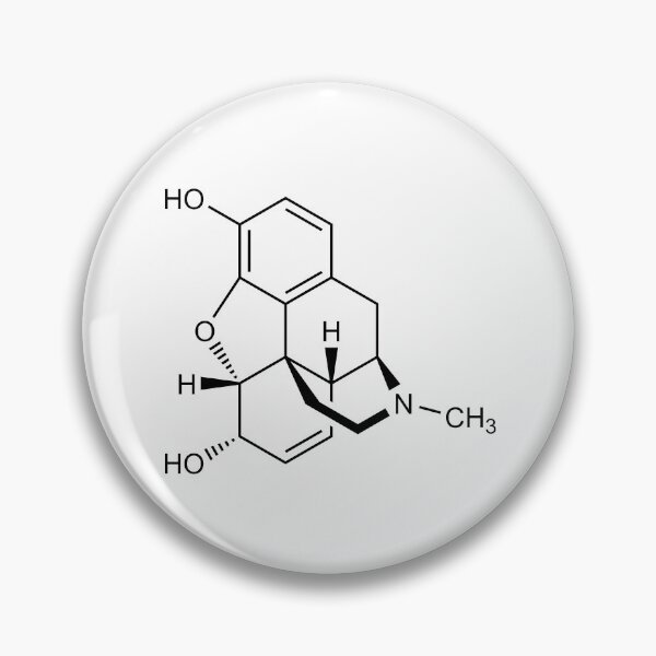 Item preview, Morphine Structural Formula designed and sold by GillyTheGhillie.
