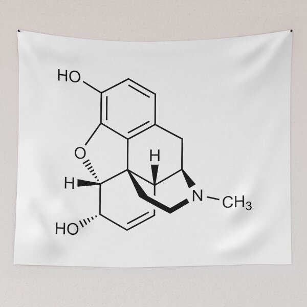 Item preview, Morphine Structural Formula designed and sold by GillyTheGhillie.