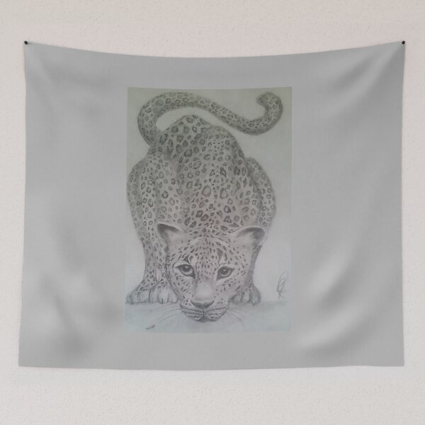 Item preview, Prowling leopard sketch designed and sold by MystixJack.