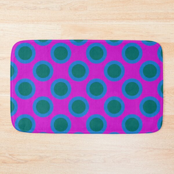 Item preview, Blue and green circles pattern on a purple background.  designed and sold by rodmendonca.