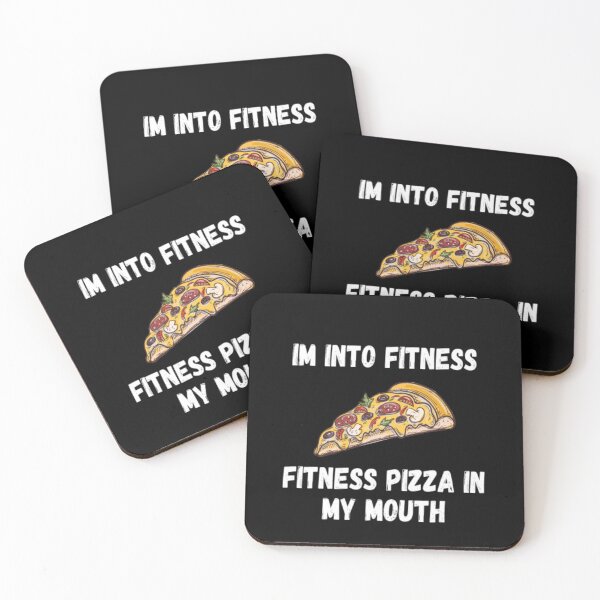 Item preview, I'm Into Fitness Fitness Pizza In My Mouth designed and sold by CatMonkStudios.