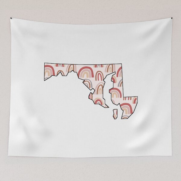 Item preview, Rainbow Maryland Outline designed and sold by annxva.