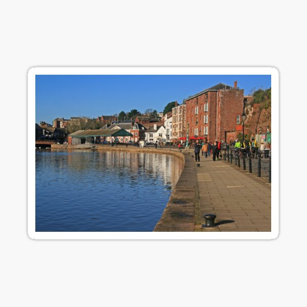 "Exeter Quay" Sticker by RedHillDigital Redbubble