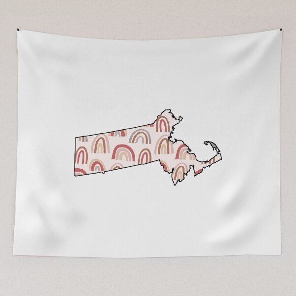 Item preview, Rainbow Massachusetts Outline designed and sold by annxva.