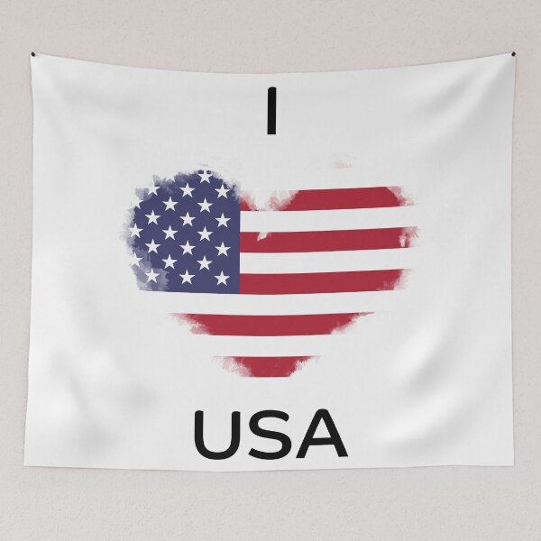 Item preview, I Love USA designed and sold by KarimStudio.