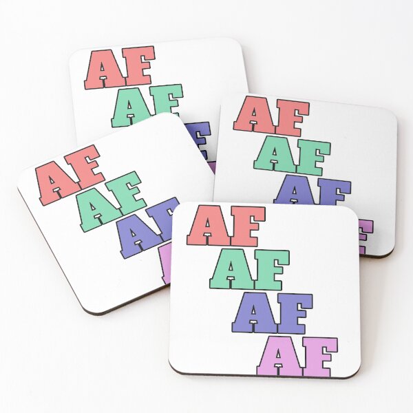Item preview, "AF" slang phrase designed and sold by morganmaterni.