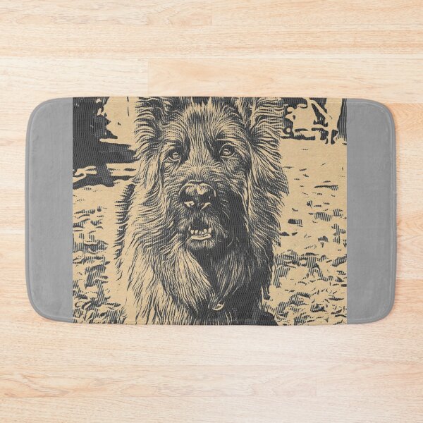 Item preview, Dopey German Shepherd designed and sold by gingerlouls.
