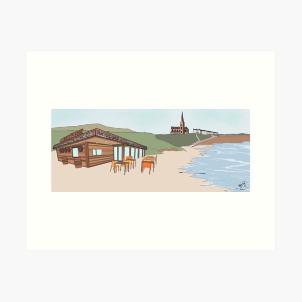 Fish n’ Chips at Tynemouth Art Print