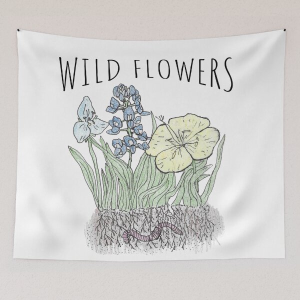 Item preview, WILD FLOWERS  designed and sold by ArtChildGalore.
