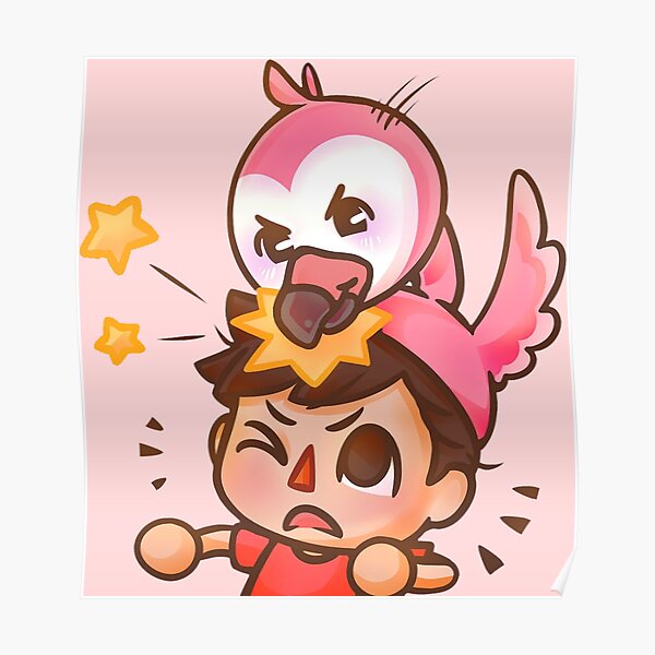 Fan Art Flamingo Felipe Head