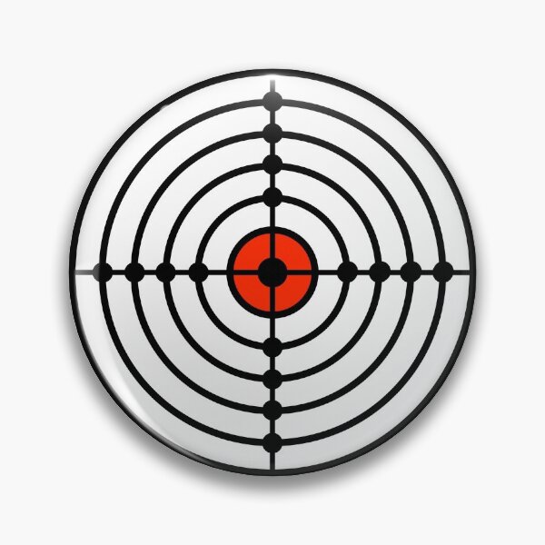 Item preview, Shooting target with Red Bullseye designed and sold by Smaragdas.