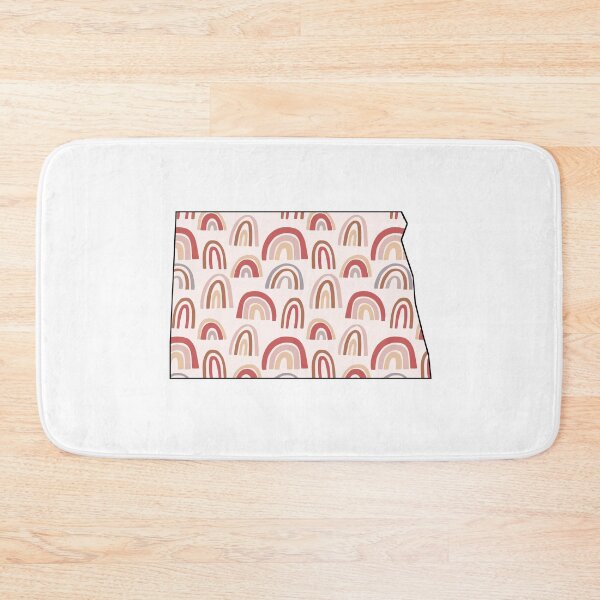 Item preview, Rainbow North Dakota Outline designed and sold by annxva.