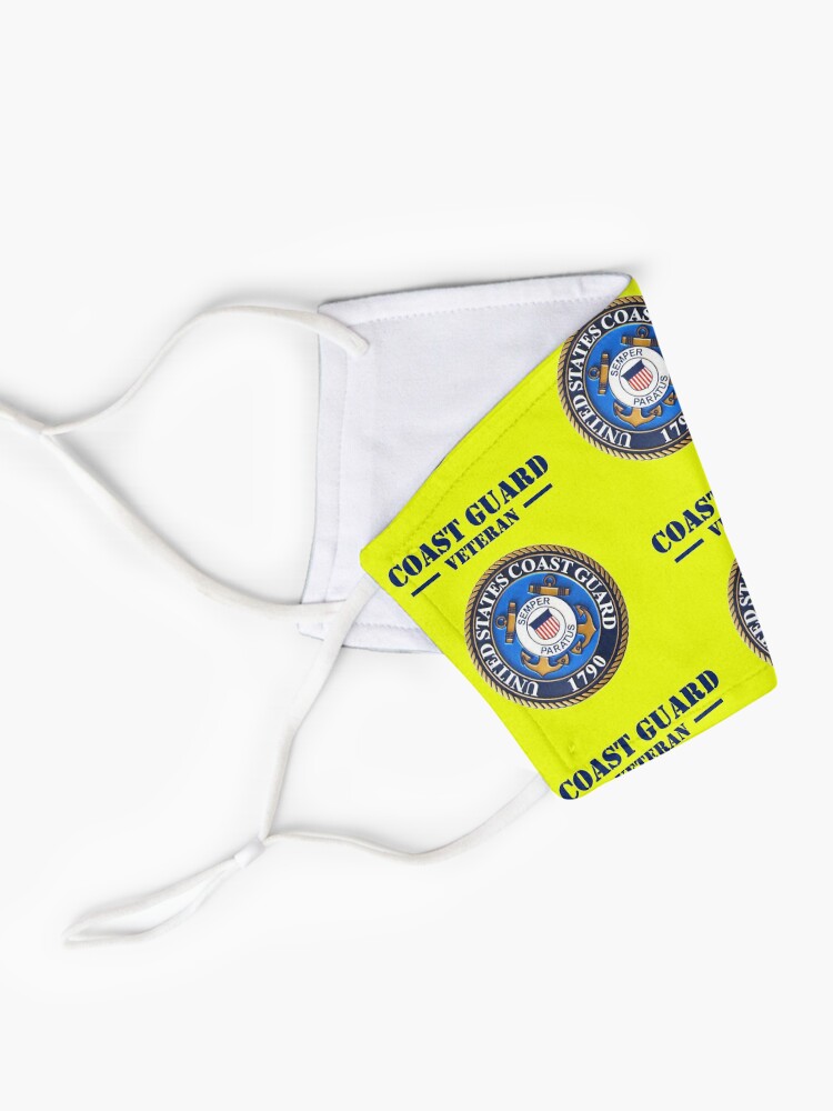 Alternate view of Coast Guard Veteran Design by MbrancoDesigns Mask