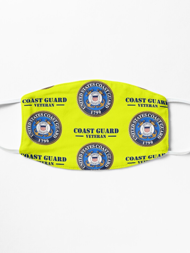 Alternate view of Coast Guard Veteran Design by MbrancoDesigns Mask
