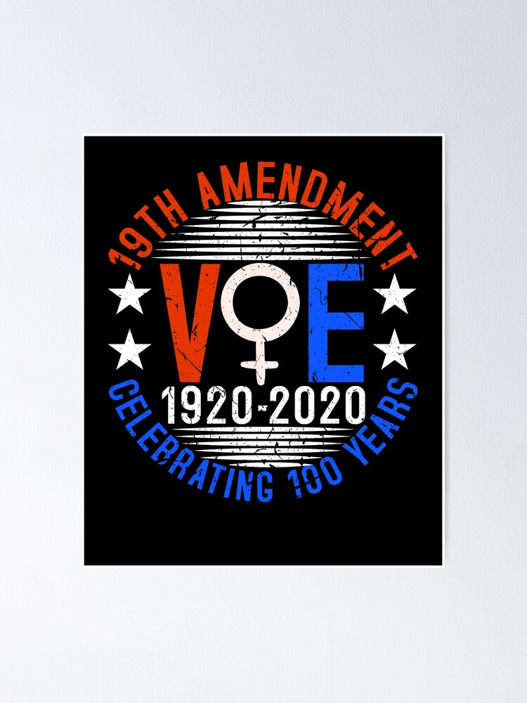 19th Amendment - Women's Right to Vote Framed Mini Art Print by Fat Puppy  Productions