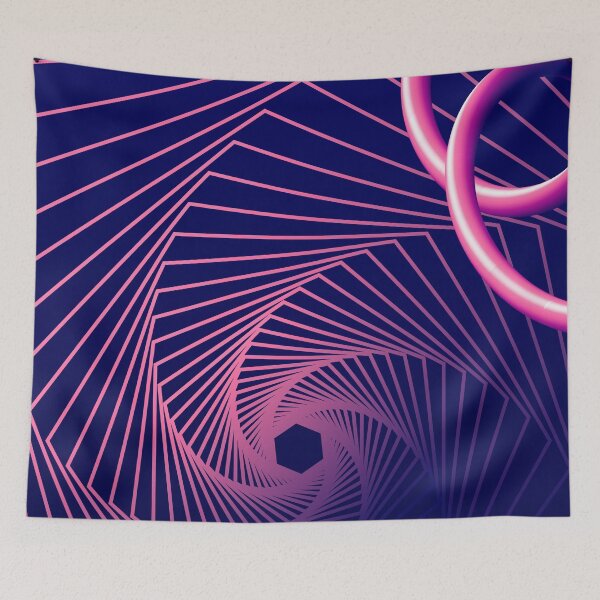 Item preview, Funky, pink, purple swirling abstract pattern  designed and sold by yougalore.